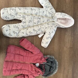 24 Month Snowsuit & Full Zip Winter Jacket
